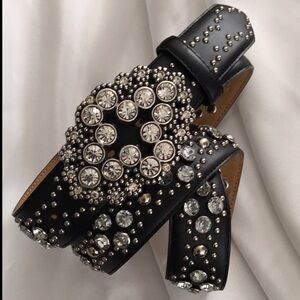 💃Sale💃💥Blinged Out Black Belt by Justin